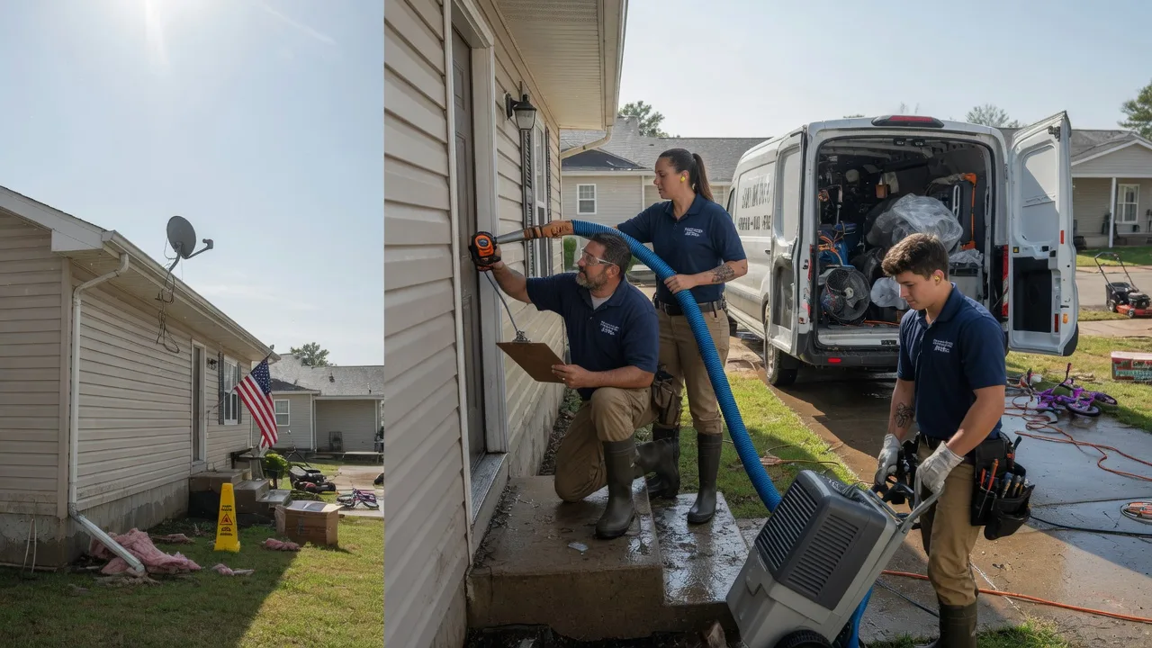 Ceiling Water Damage Restoration in Elizabeth, AR near me
